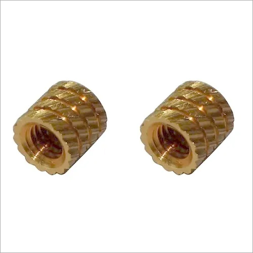Round Bi-7 Brass Insert For Rubber