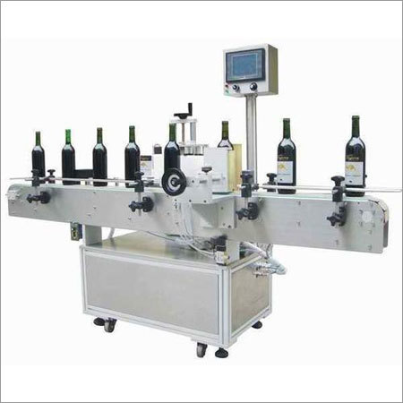 Round Bottle Labeling Machine - Stainless Steel, 860mm to 910mm Height Conveyor | Automatic Operation, 1 Head, 1000 to 3000 Labels/Hour, 1-Year Warranty