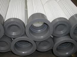 Filter Bags - Fiberglass Mesh Filter Bag 150 Dia X 3660mm Long, White Color, Snap Bend Style, Operating Temp 200-300a C, Weight 740gm/ma