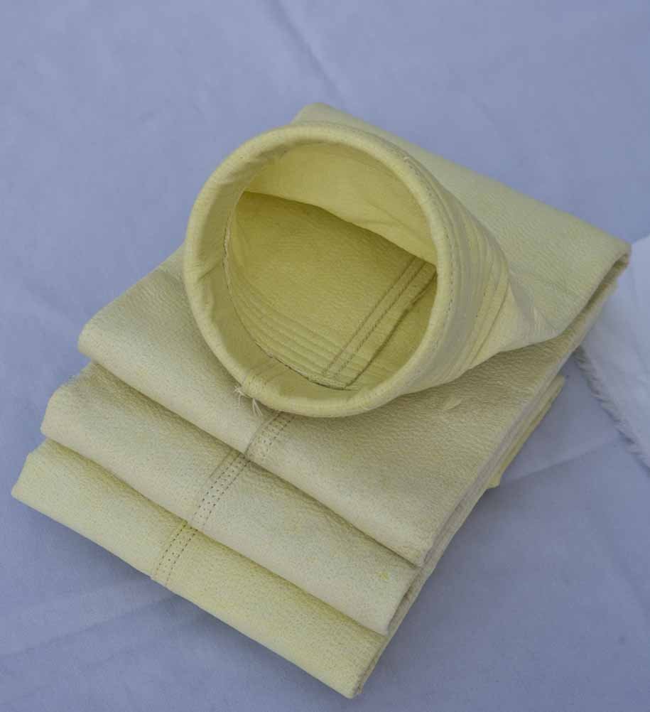 Filter Bags - Fiberglass Mesh Filter Bag 150 Dia X 3660mm Long, White Color, Snap Bend Style, Operating Temp 200-300a C, Weight 740gm/ma