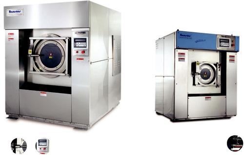 Washer Extractors - 15-110 Ltr Capacity, 1.5-15 kW Motor, 665-1050 RPM Speed | High Efficiency, Fully Programmable with 24 Wash Programs