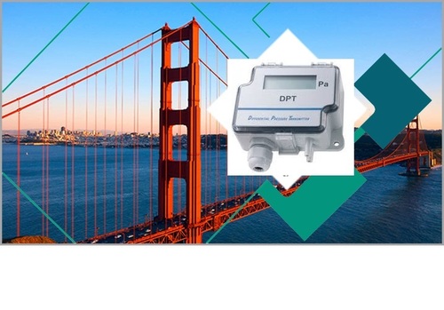 Sensocon USA डिफरेंशियल प्रेशर ट्रांसमीटर सीरीज़ DPT10-R8 - रेंज -12.7 - 12.7 mmWC