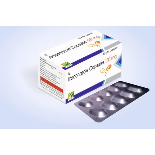 Itraconazole Capsule - 100mg/200mg Strength | Antifungal Treatment for Fungal Infections, Customizable Packaging