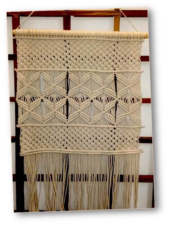 White Woven Wall Arts