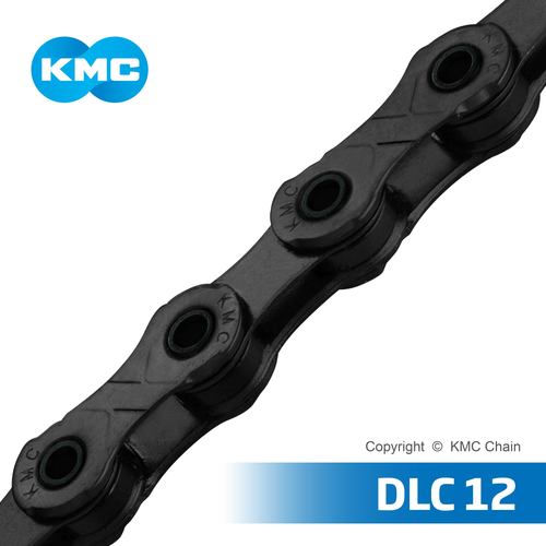 KMC Chain - 1/2"x11/128" , Stainless Steel Material with Titanium Carbon Nitride Treatment for SRAM 12 Speed Drivetrains