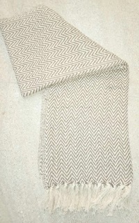Knitted Throws - 100% Cotton, Full Size | Printed Design For Bath And Home Use