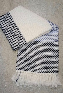Knitted Throws - 100% Cotton, Full Size | Printed Design For Bath And Home Use