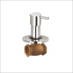 Stainless Steel Round Flush Valve With Handle
