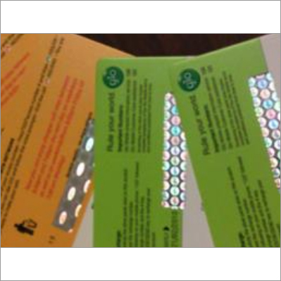 Silver Scratch Hologram Labels