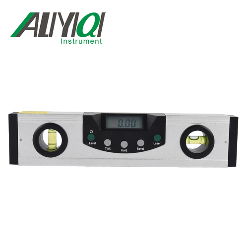 डिजिटल स्पिरिट लेवल 225 एमएम/9 इंच रेंज: 4* 90 डिग्री