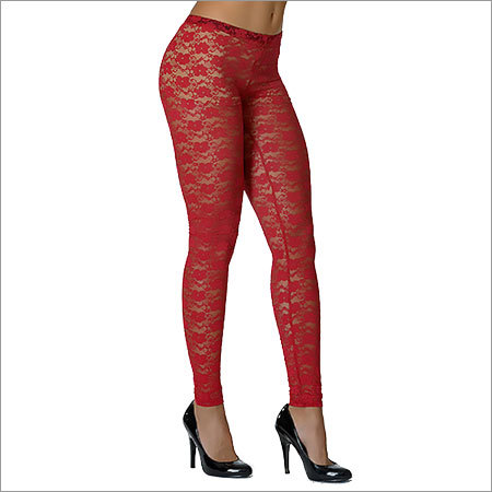 महिलाओं के डिज़ाइनर लेस लेगिंग्स