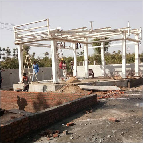 White Pre Fabricated Structure