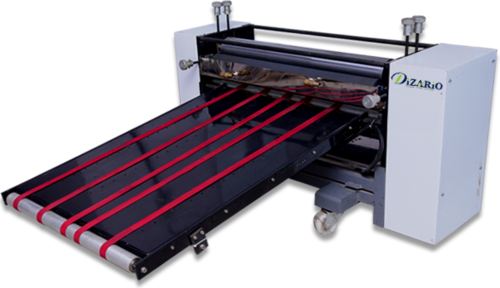 Roller Coater Machine - Servo Motor Driven, PLC and Encoder Based System | Auto Synchronised Speed, Quick Roller Change, Pneumatic Control