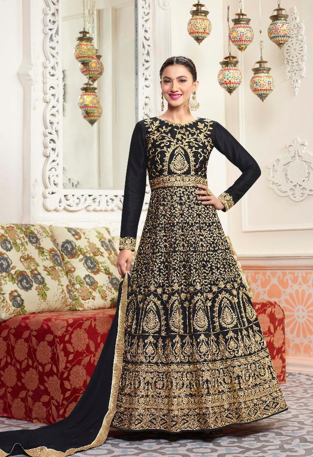 Pink Arihant Sashi Vol 15 Salwar Kameez Raw Silk Heavy
