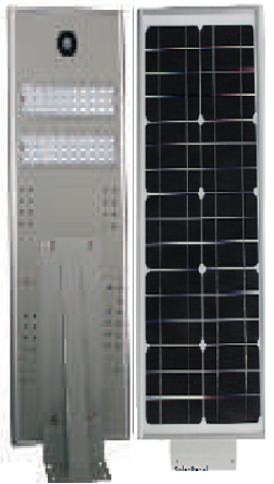 Silver Led 30W Integrated Solar Street Light