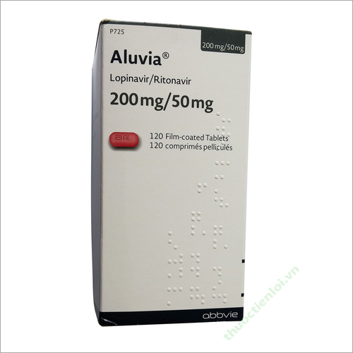 Aluvia 200 - Lopinavir & Ritonavir Tablet, 100mg/200mg Strength | Suitable For Adults & Children 14+ Years, Blocks HIV Protease