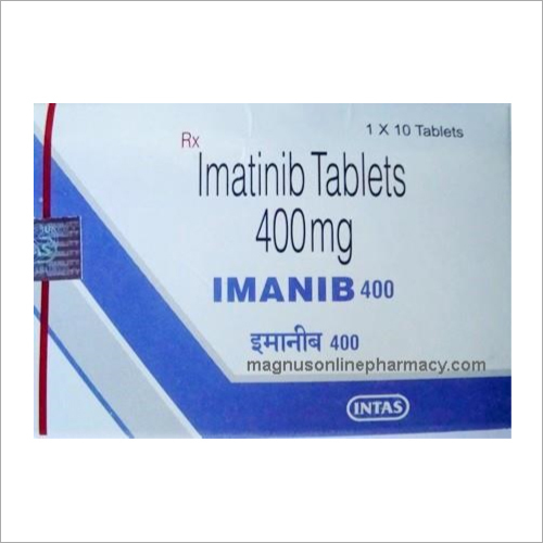 Imatinib Tablet - 100mg/400mg Strength | Effective Cancer Treatment, Kinase Inhibitor, Dry Place Storage