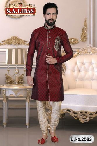 सेमी इंडोवेस्टर्न शेरवानी