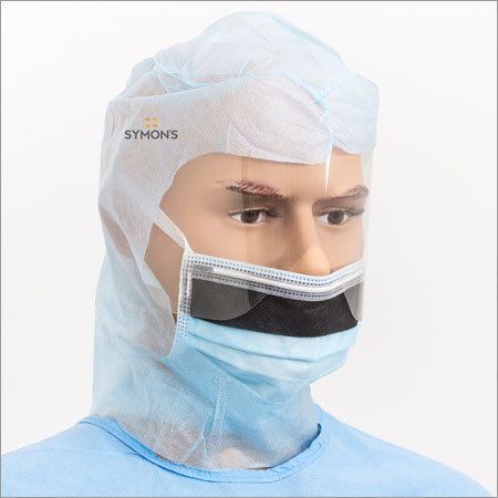 Surgeon Cap Hood Kit And Mask - Non-woven Fabric Disposable Type Skin Friendly | Eco-friendly Tear Resistant Bacteria Filtration Efficiency