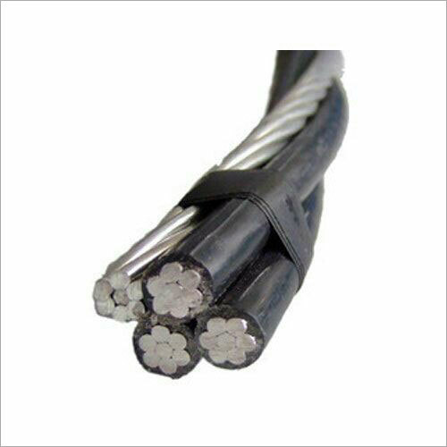 Aerial Bunched Cable - Aluminum Conductors, Round Shape, Pvc Insulation, Voltage 400-500 V | Weather-resistant, Ideal For Residential And Industrial Applications