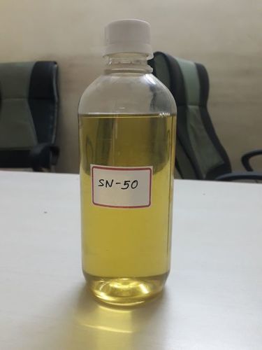 Base Oil Sn-50 - Viscosity 50 Cst, Density 0.88 G/cma , Yellow Color | Ideal For Lubricant Production, Paint, Pigment And Chemical Industries