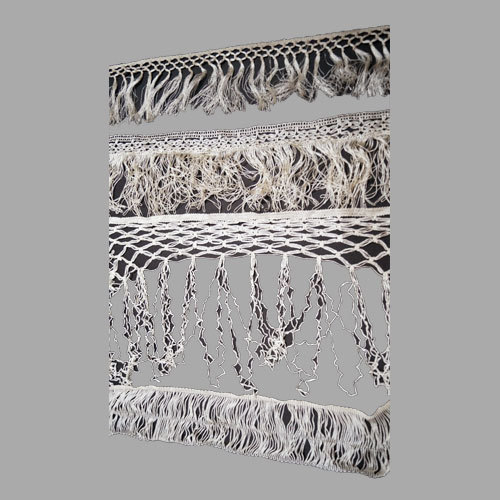 सूती फ्रिंज लेस