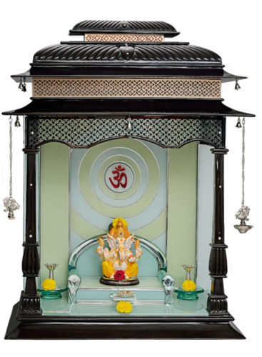 टीक लकड़ी के मंदिर