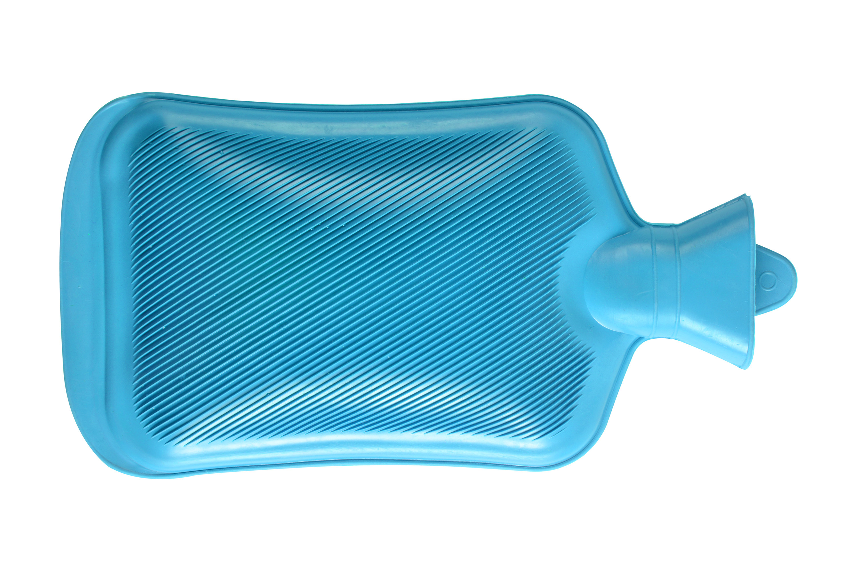 Rubber Hot Water Bag - Virgin Rubber, Ribbed Both Sides, Green | Leak Proof, Portable Heat Therapy For Joint Pain, Muscle Cramps & Stomach Aches