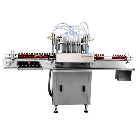 Automatic Bottle Filling Machine - Metal Construction, Electric Drive, White Finish | High Performance, Simple Control, Diverse Volume Settings