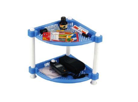 Multi Utility Rack - Pvc Material, Single Cavity Design, Red Color | Versatile Trolly For Household Organization