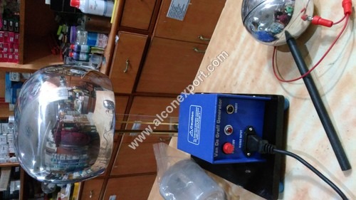 Ven De Graff - Aluminium Voltage Generator 220-240V | 332x332x900mm, Lightweight 6.5kg Design