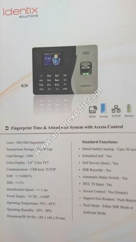 Biometric Application: For Office