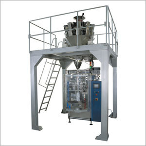 Multi Head Weigher Machine - Mild Steel, 3338x2947x3063 mm Dimensions | High Efficiency, Automatic Operation, Tool-Free Size Change, Superior Bloating Effect