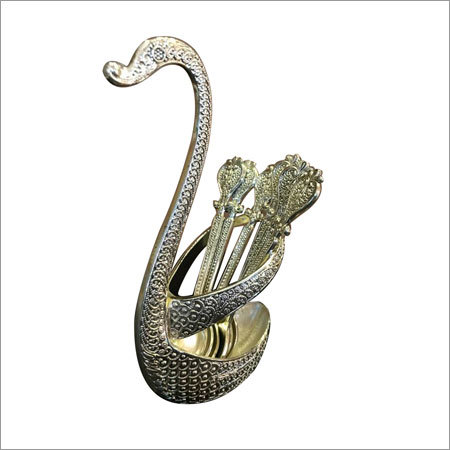 सजावटी चांदी के चम्मच सेट