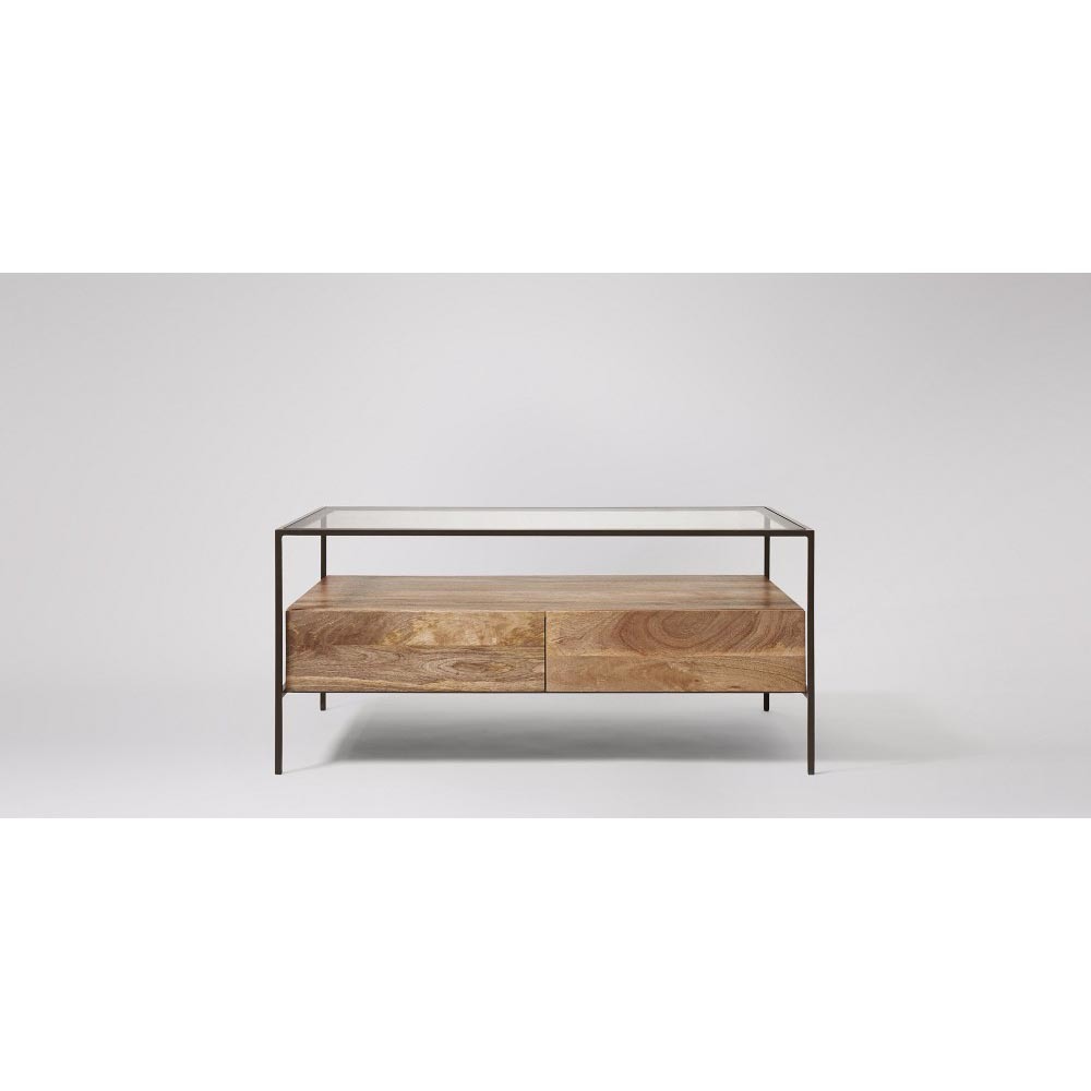Durable Glass Top Coffee Table