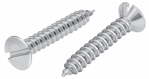CSK Self Tapping Screw - Stainless Steel Grade 202/304/316, Galvanized Finish | Custom Specifications, Csk Head Design, All Tolerances