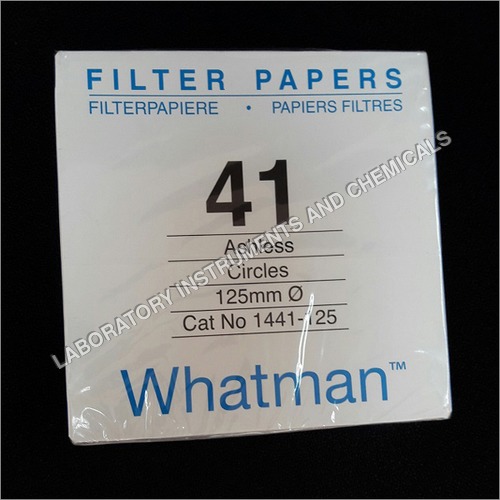 Whatman Filter Paper - 125mm Diameter, Fast Ashless Grade, 98% Purity for Gravimetric Analysis, Ideal for Soil and Milk Sediment Quantification