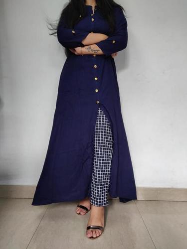 स्ट्रेट कॉटन कुर्ती