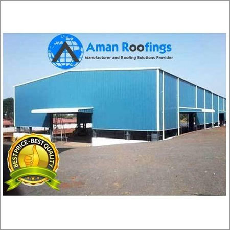 Industrial Shed - Durable Steel Structure, 1000 Sq Ft Area, Weather Resistant Design, Versatile Application