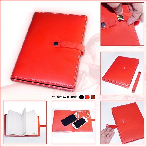 Organizer Tech Book With Power Bank And Usb