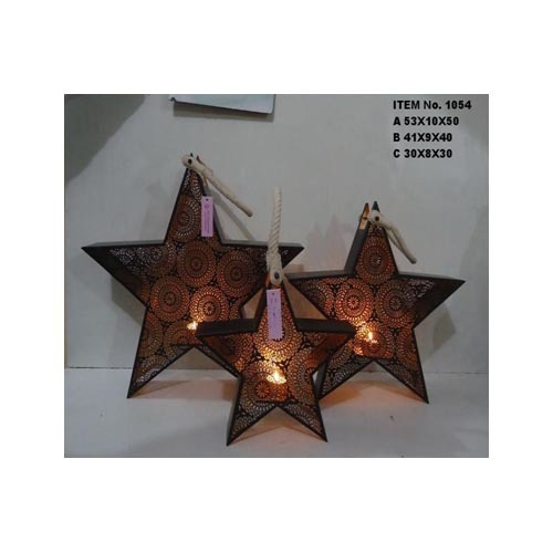 टिकाऊ एंटीक आयरन लालटेन