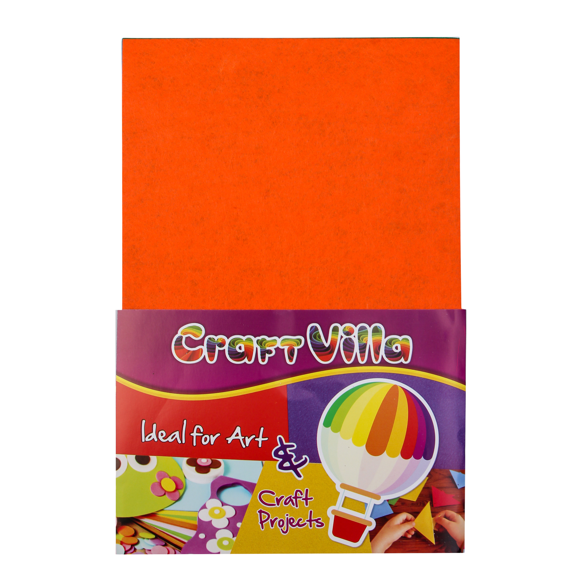Felt Sheet - 8x12 Inch, 1mm Thickness, Assorted Colors | Soft Texture, Durable Material, Versatile Use, Easy To Cut, Vibrant Colors