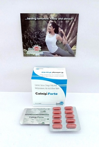 कैसेलस्ट्रोल, कैल्शियम, ओमेगा 3 फैटी एसिड, मेकोबालामिन, फोलिक एसिड और बोरन की गोलियाँ