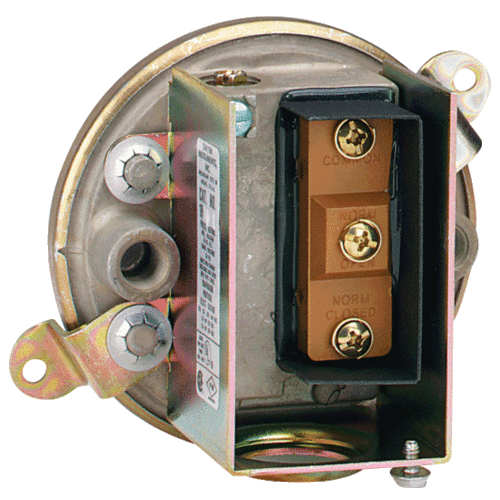 Dwyer 1910-5 Compact Low Differential Pressure Switch, RANGE 1.40-5.5" W.C.