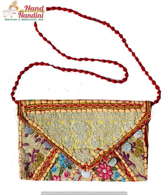 Multicolor Handmade Banjara Patchwork Gypsy Clutch Bags