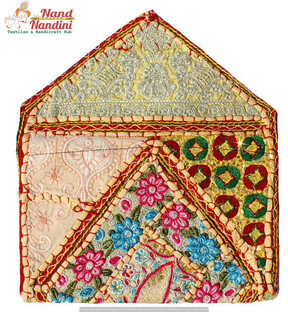 Multicolor Handmade Banjara Patchwork Gypsy Clutch Bags