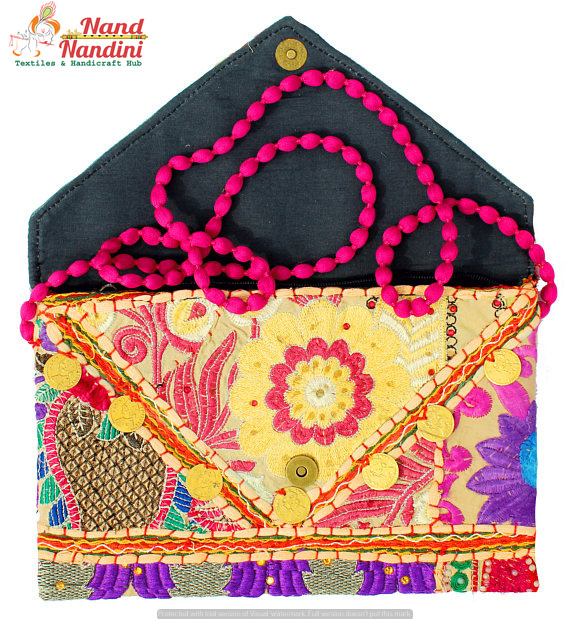 Multicolor Banjara Patchwork Embroidered Hippy Fashion Bag