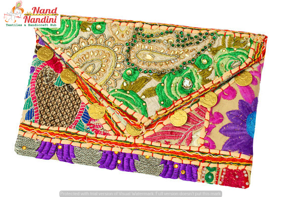 Multicolor Banjara Patchwork Embroidered Hippy Fashion Bag
