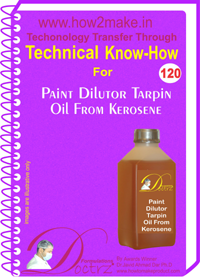 मिट्टी के तेल की तकनीकी जानकारी रिपोर्ट से पेंट डाइल्यूटर तारपीन का तेल