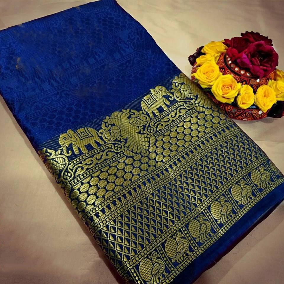 Pruple Sethnic Plain Saree With Zari Border Wholesale